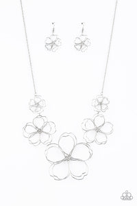 The show must grow on- Silver-Paparazzi Accessories - VJ Bedazzled Jewelry