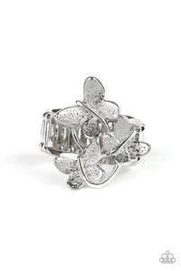 Full Of Flutter - Silver - VJ Bedazzled Jewelry