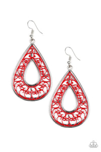 Drop anchor red - VJ Bedazzled Jewelry