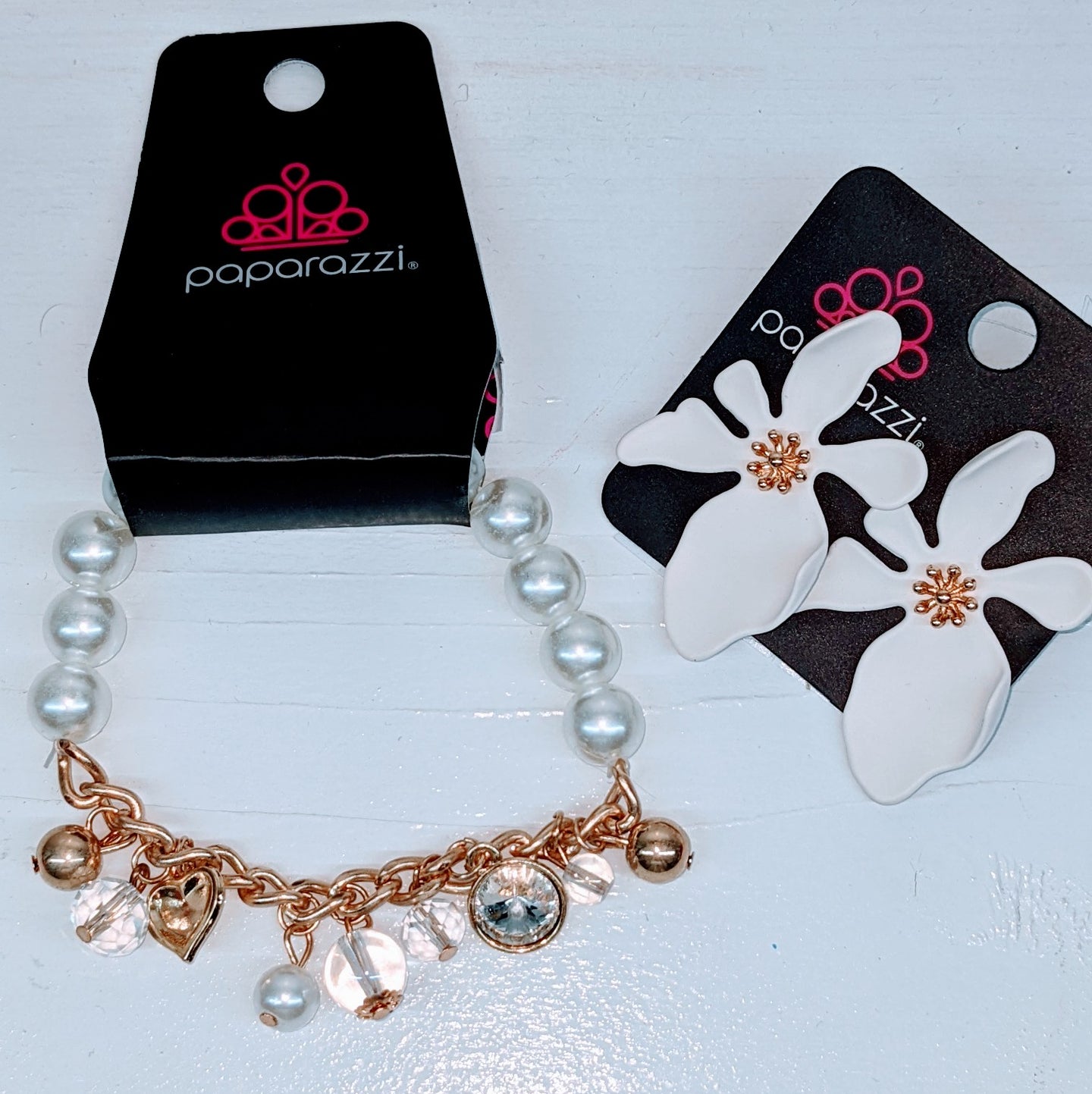 White and Gold Look - VJ Bedazzled Jewelry