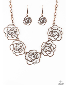 Budding Beauty - Copper - VJ Bedazzled Jewelry