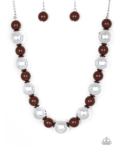 Top Pop brown - VJ Bedazzled Jewelry