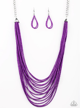 Load image into Gallery viewer, Peacefully Pacific purple - VJ Bedazzled Jewelry
