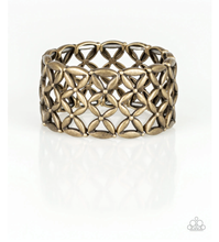 Load image into Gallery viewer, The Big BLOOM - Brass - Bracelet - VJ Bedazzled Jewelry
