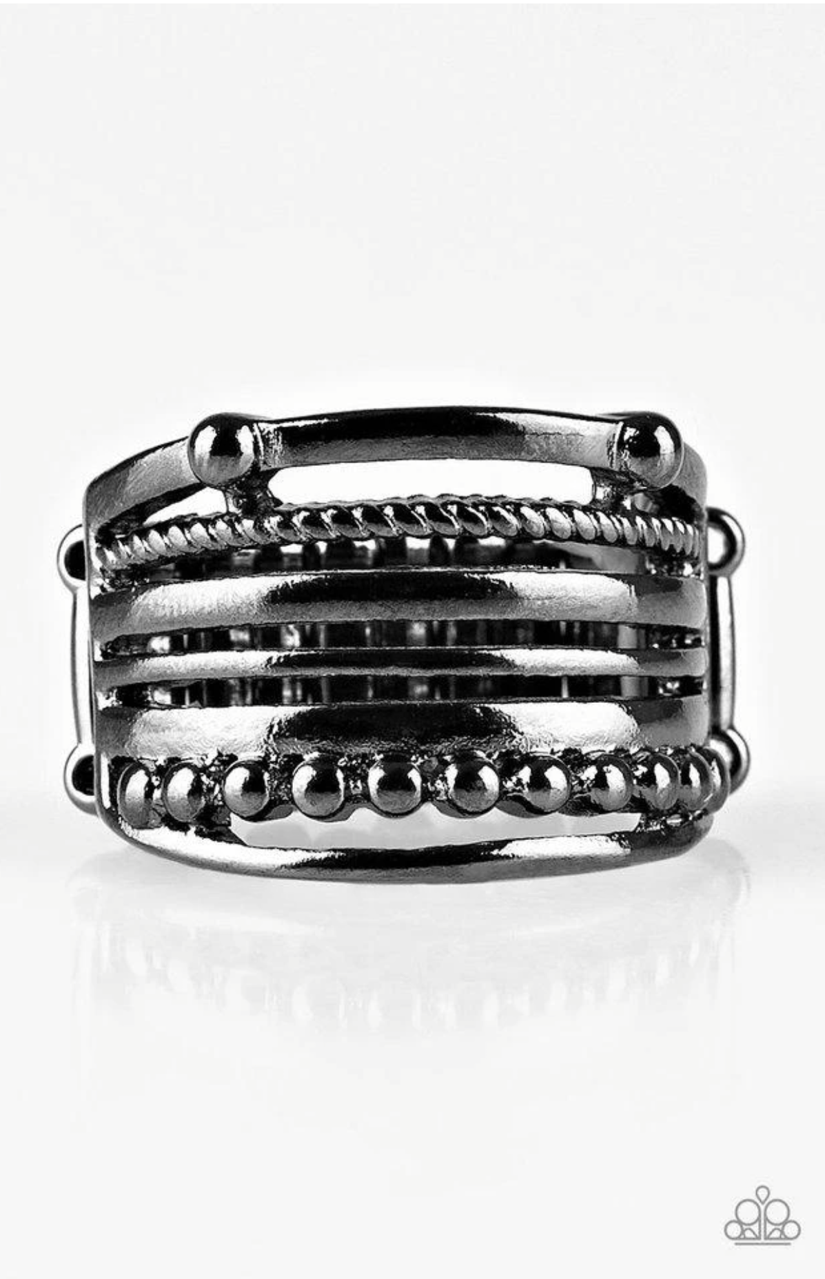 The STEEL Of Night - Black - VJ Bedazzled Jewelry