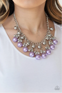 Pearl appraisal purple - Necklace - VJ Bedazzled Jewelry
