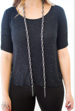 Load image into Gallery viewer, SCARFed for Attention - Gunmetal - VJ Bedazzled Jewelry
