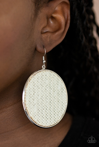 Wonderfully Woven - White - VJ Bedazzled Jewelry