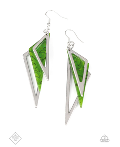 Evolutionary Edge - green - VJ Bedazzled Jewelry