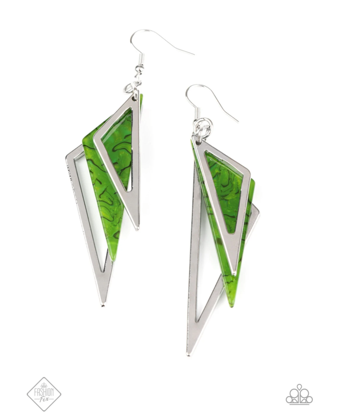 Evolutionary Edge - green - VJ Bedazzled Jewelry