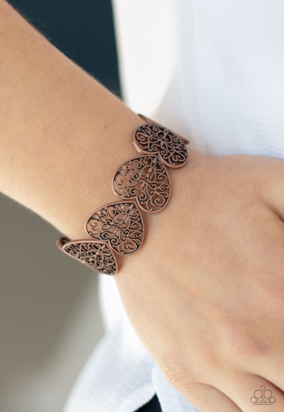 Keep Love In Your Heart - Copper - VJ Bedazzled Jewelry