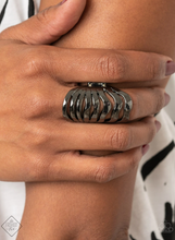 Load image into Gallery viewer, Sound Waves - Fashion Fix Nov 2020 - Black - VJ Bedazzled Jewelry
