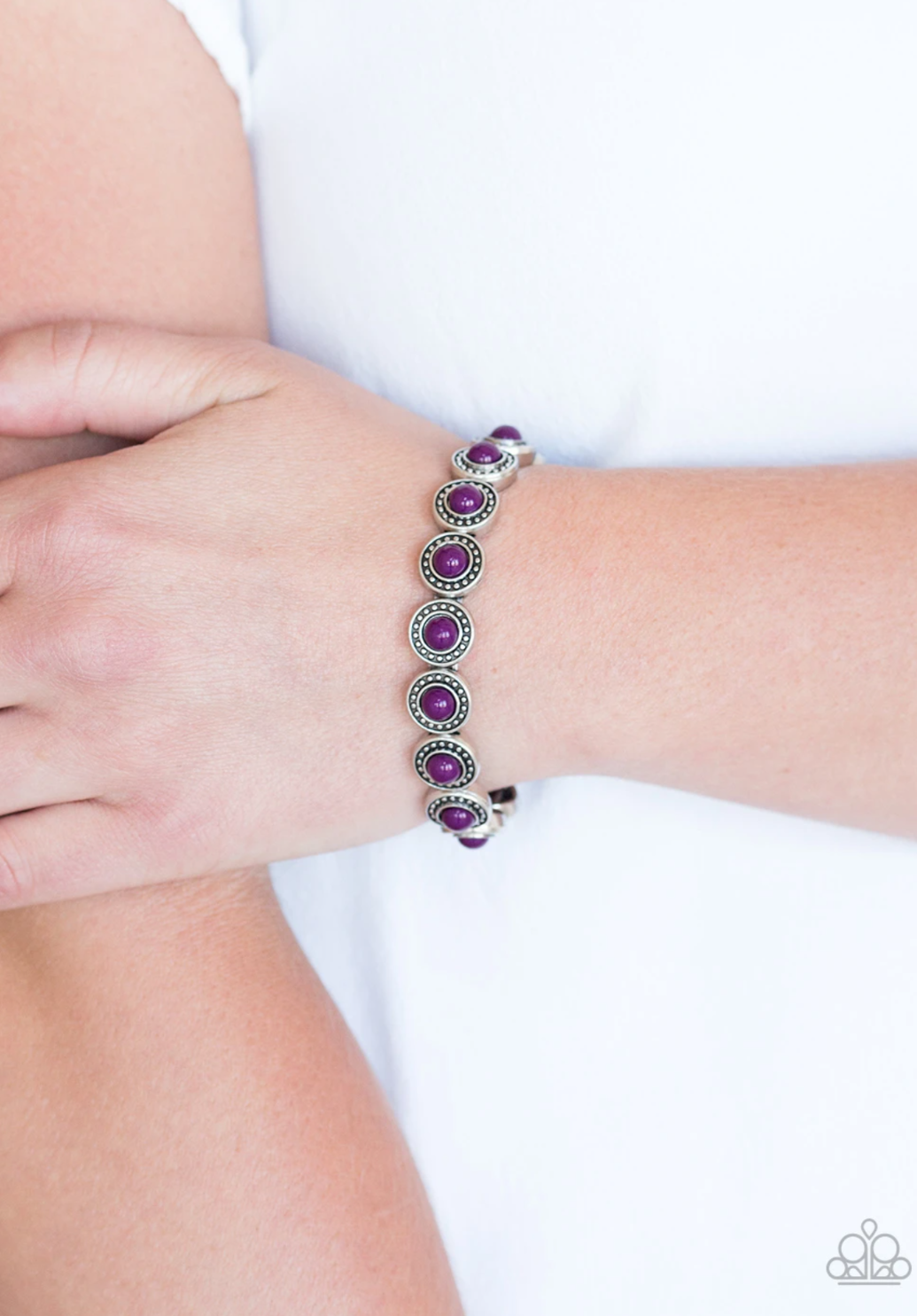 Purple Globetrotters Goals - VJ Bedazzled Jewelry