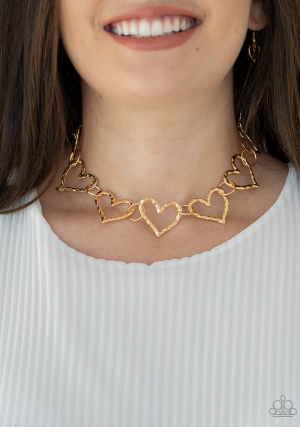 Vintagely Valentine - Gold - VJ Bedazzled Jewelry