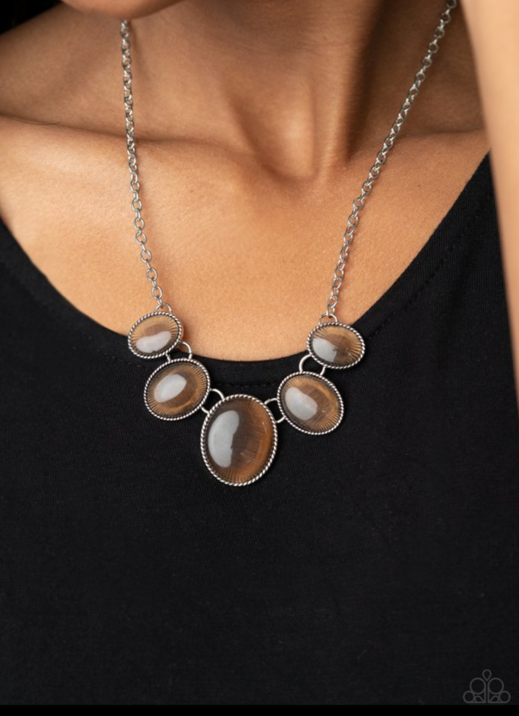 One can only gleam brown - VJ Bedazzled Jewelry