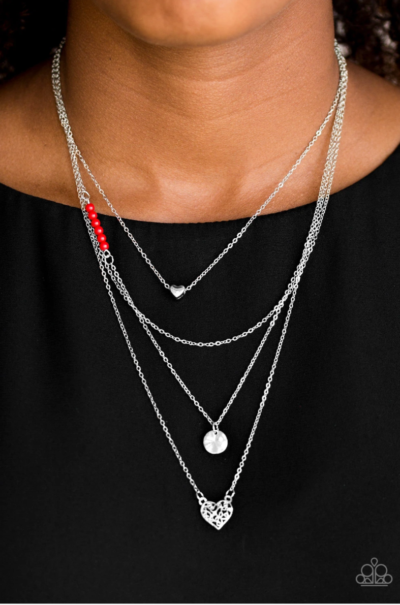 Gypsy Heart - Red - VJ Bedazzled Jewelry