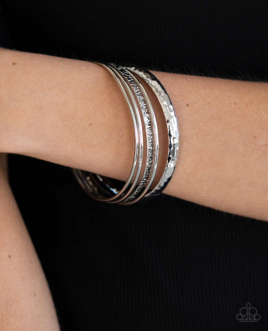 Get Into Gear - Silver - VJ Bedazzled Jewelry