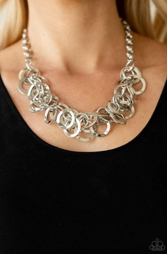 Ringing In The Bling - Silver - VJ Bedazzled Jewelry