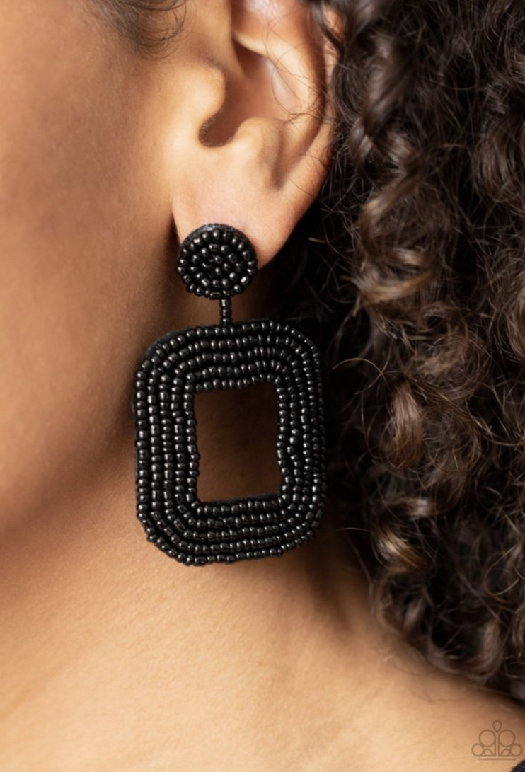 Beaded Bella black - VJ Bedazzled Jewelry