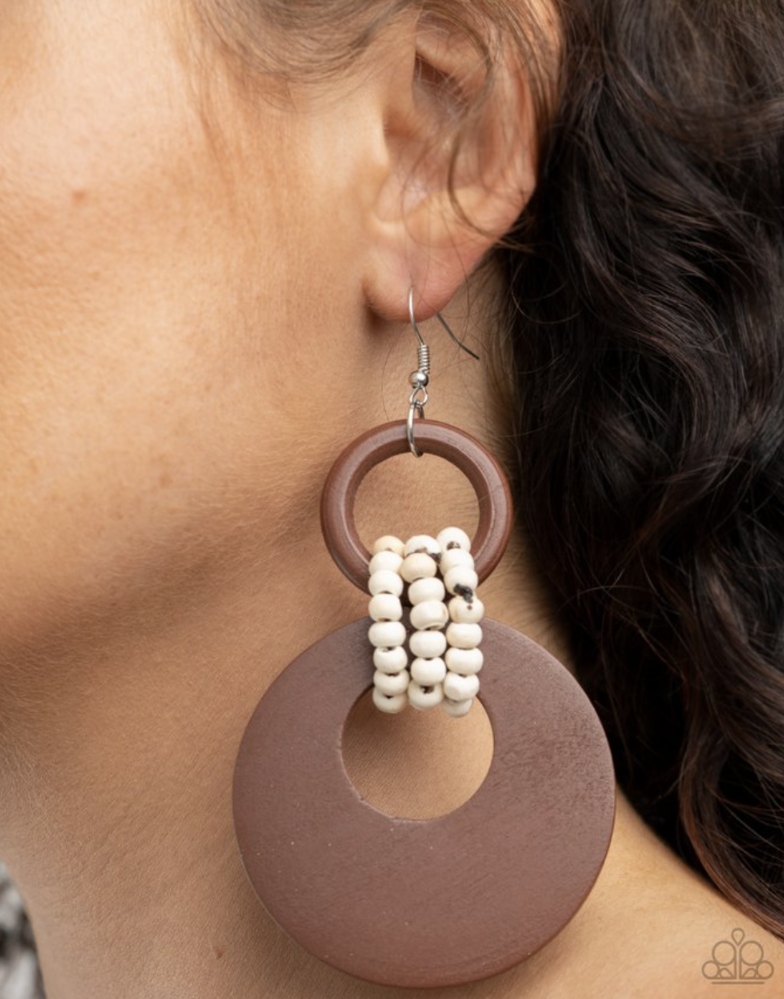 Beach Day Drama - Brown - VJ Bedazzled Jewelry