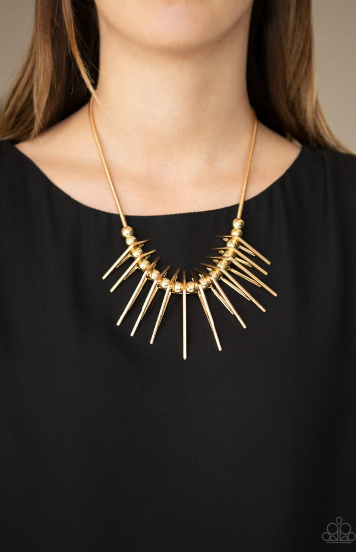 Fully Charged - gold - VJ Bedazzled Jewelry