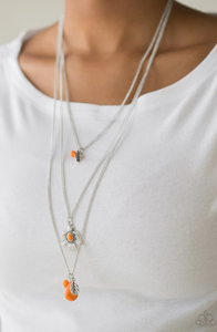Soar With The Eagles - Orange - VJ Bedazzled Jewelry
