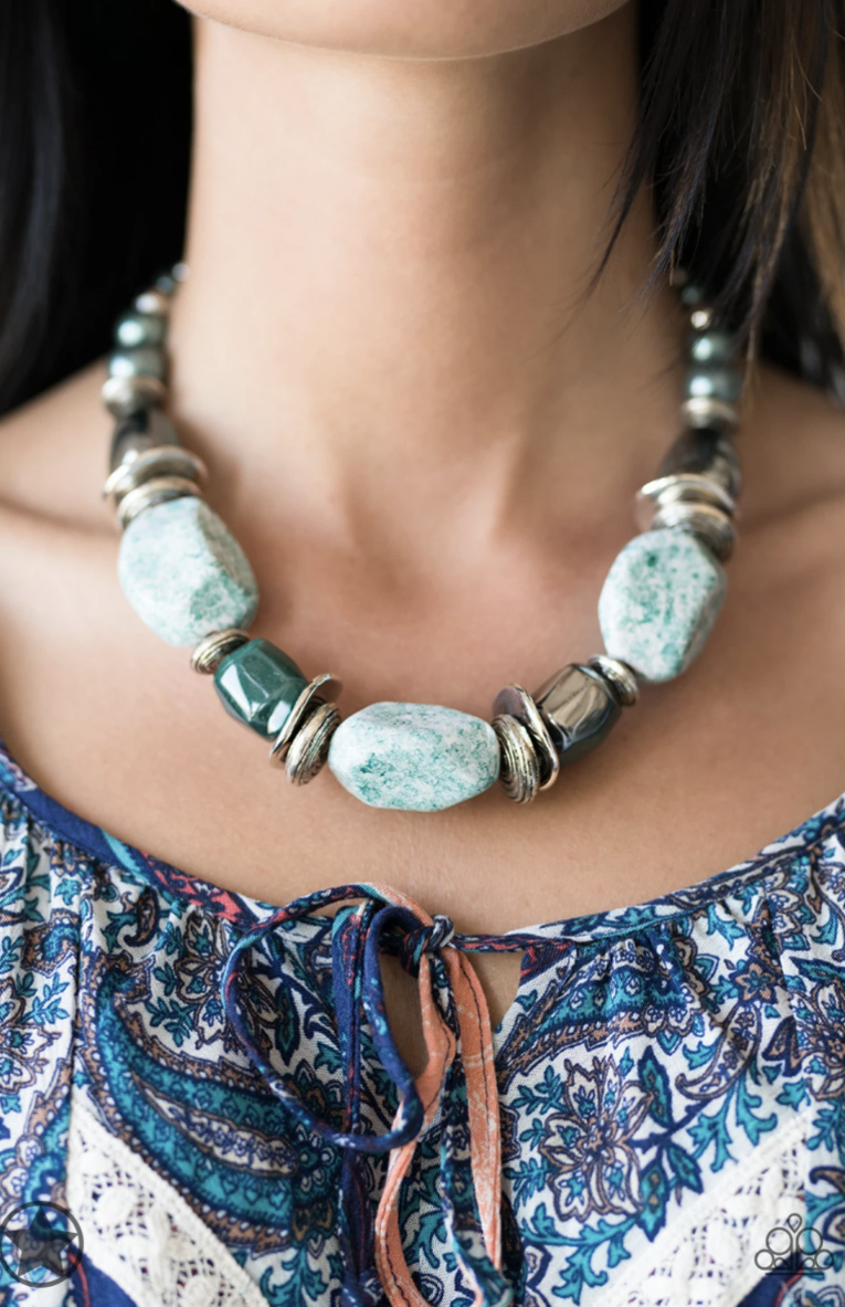 In good glazes blue - VJ Bedazzled Jewelry