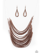 Load image into Gallery viewer, Catwalk Queen - Copper ♥ - VJ Bedazzled Jewelry
