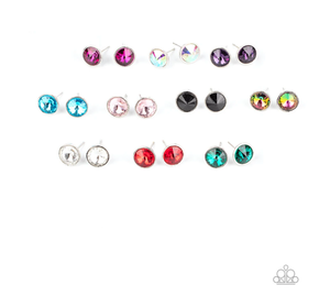 Starlet Shimmer Over Size Rhinestone Post Earrings - VJ Bedazzled Jewelry