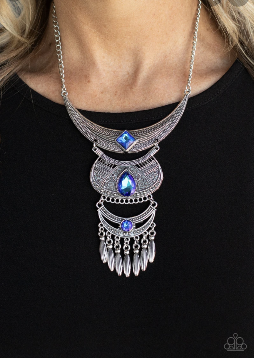 Lunar Enchantment - blue - VJ Bedazzled Jewelry