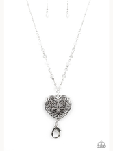 Load image into Gallery viewer, Doting devotion white - Paparazzi Accessories - VJ Bedazzled Jewelry
