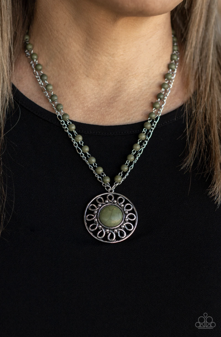 Sahara suburb green - VJ Bedazzled Jewelry