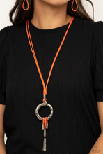 Load image into Gallery viewer, Tranquil artisan orange - VJ Bedazzled Jewelry
