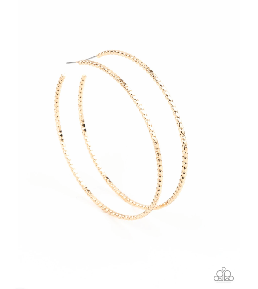 Pump up the volume gold - VJ Bedazzled Jewelry