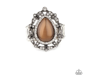 Iridescently Icy - Brown - VJ Bedazzled Jewelry