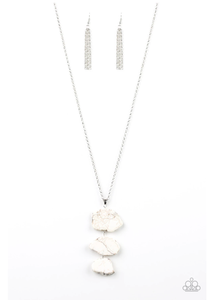 On The ROAM Again - White Rocks - VJ Bedazzled Jewelry
