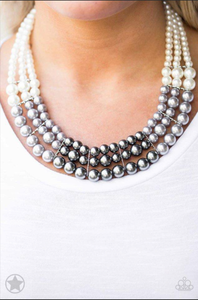 Lady in Waiting Silver Paparazzi Accessories - VJ Bedazzled Jewelry
