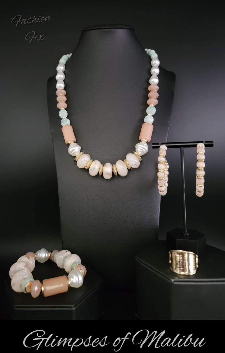 Glimpses of Malibu Set - December 2022 - Paparazzi Accessories - VJ Bedazzled Jewelry