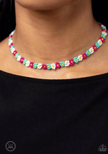 Load image into Gallery viewer, Paparazzi SEED Limit Pink Choker Necklace - VJ Bedazzled Jewelry
