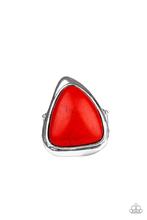Load image into Gallery viewer, “STONE SCENE” RED RING - VJ Bedazzled Jewelry
